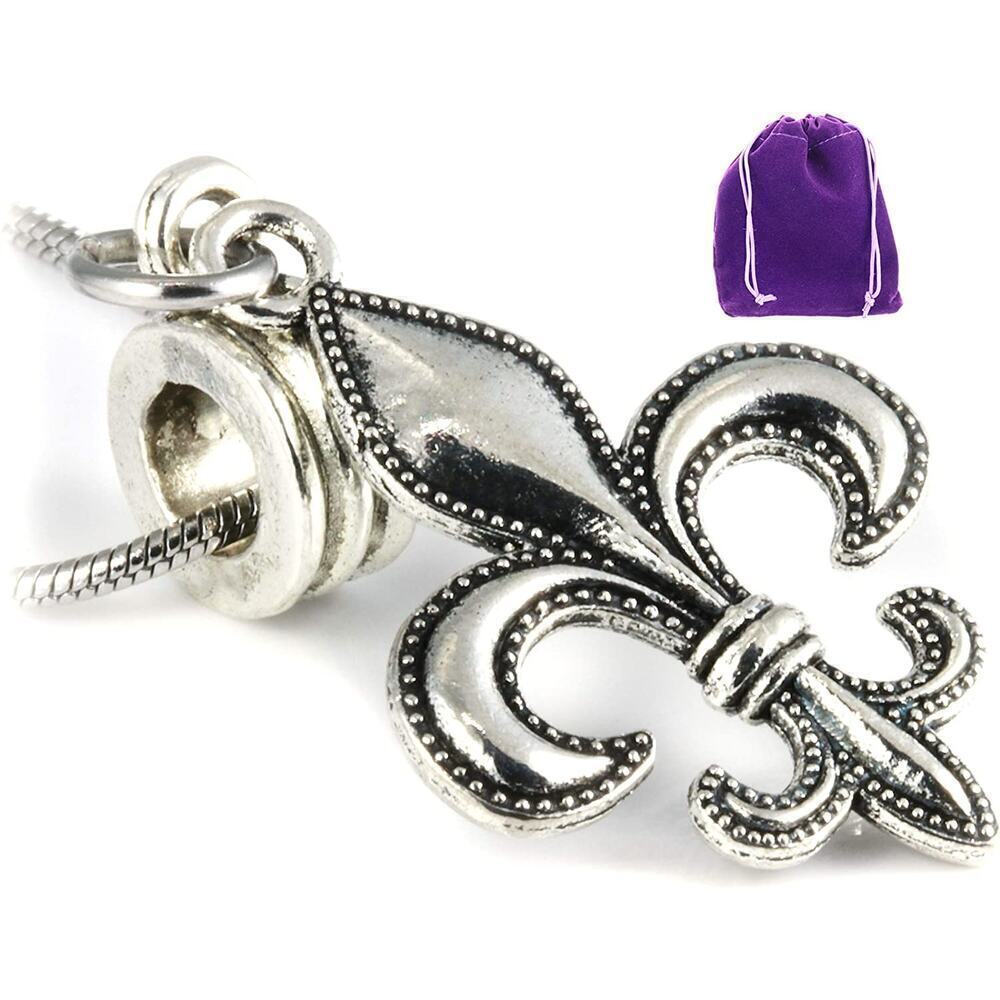 Fleur de Lis Necklace - Mardi Gras Necklace